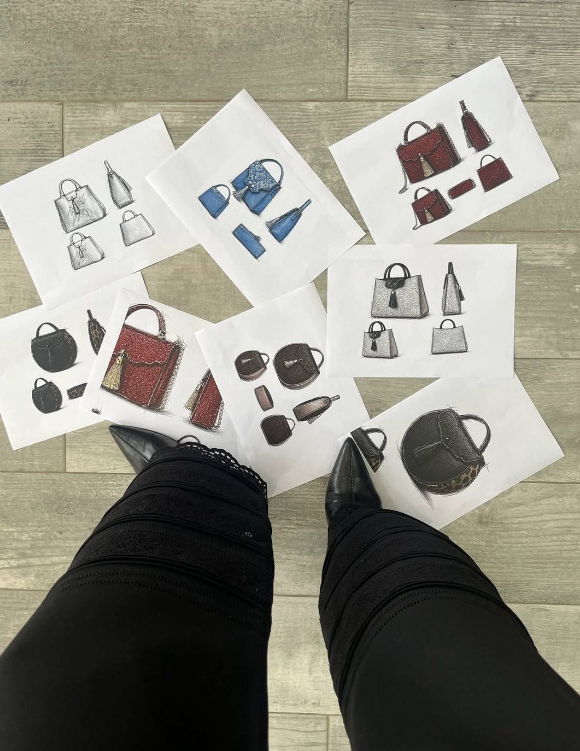 Croquis des collections Tétatou